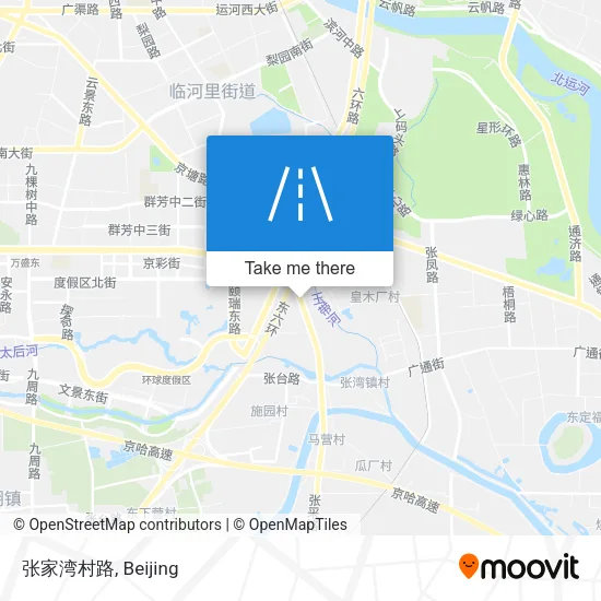 张家湾村路 map