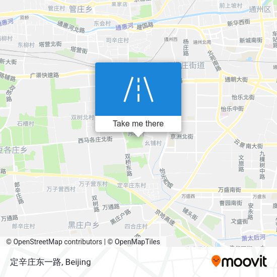定辛庄东一路 map