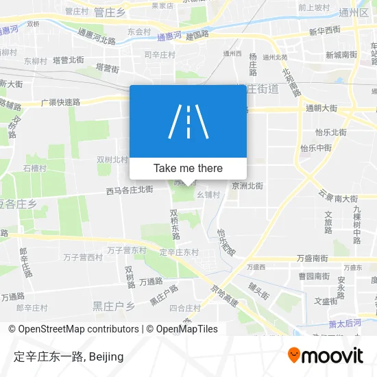 定辛庄东一路 map