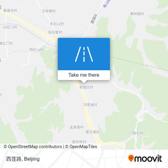 西莲路 map