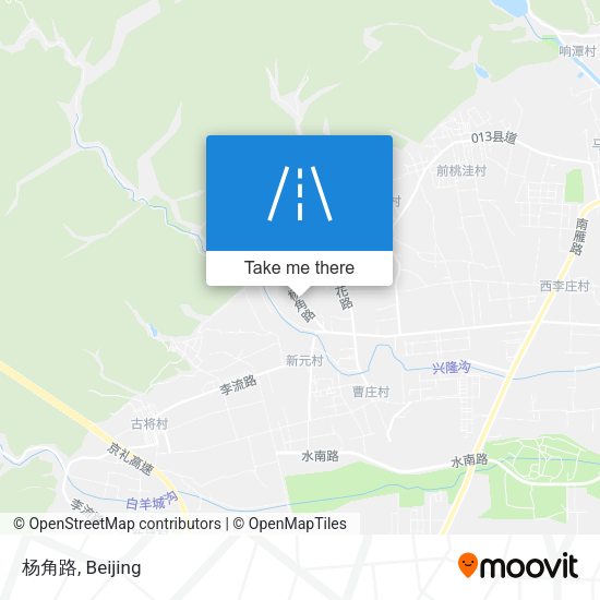 杨角路 map