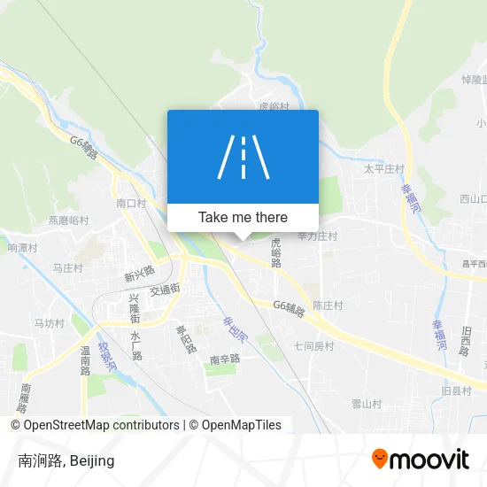 南涧路 map