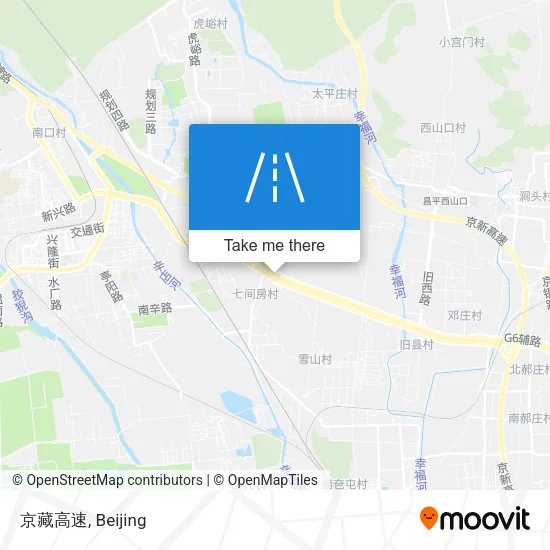 京藏高速 map