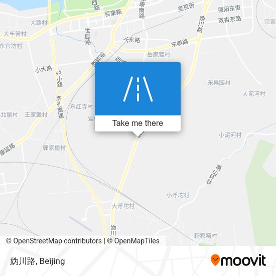 妫川路 map