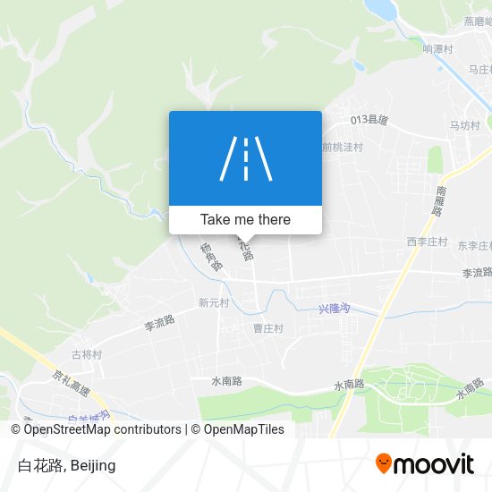 白花路 map