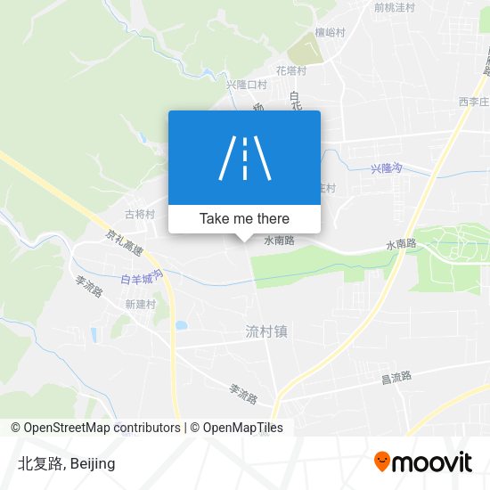 北复路 map