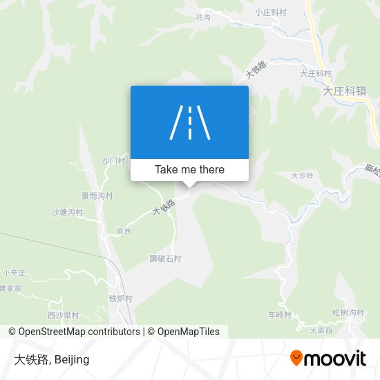 大铁路 map