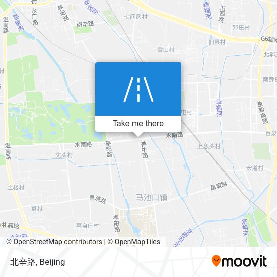 北辛路 map