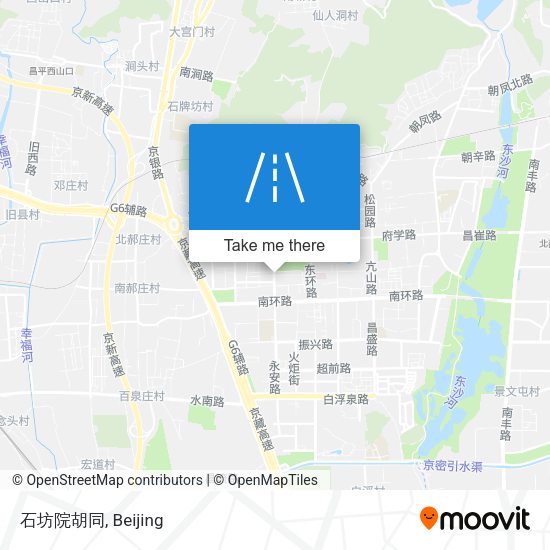 石坊院胡同 map