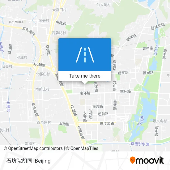 石坊院胡同 map