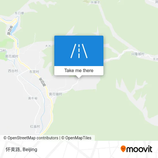 怀黄路 map