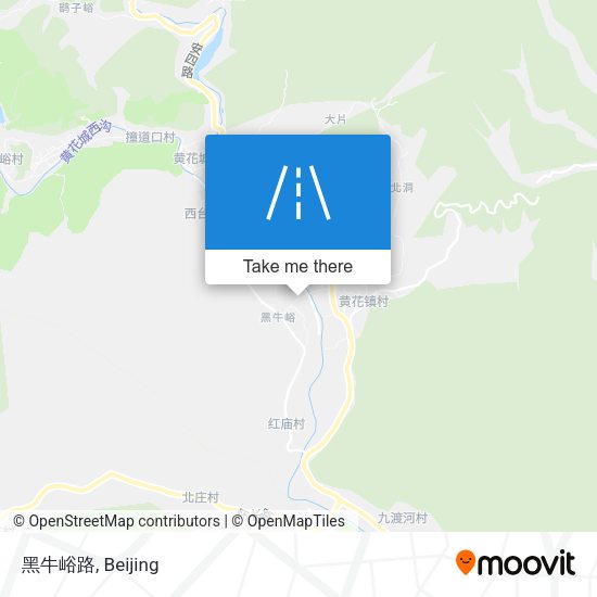 黑牛峪路 map