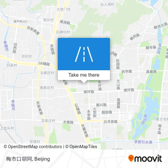梅市口胡同 map
