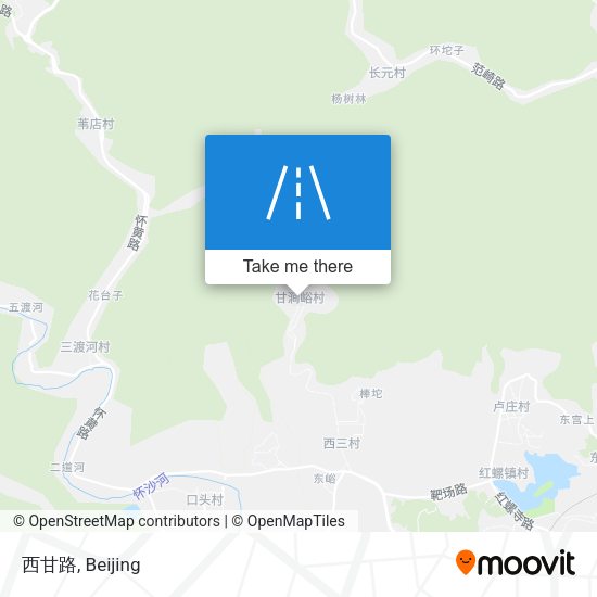西甘路 map