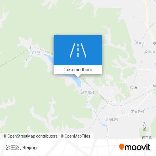 沙王路 map