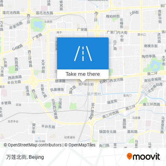万莲北街 map