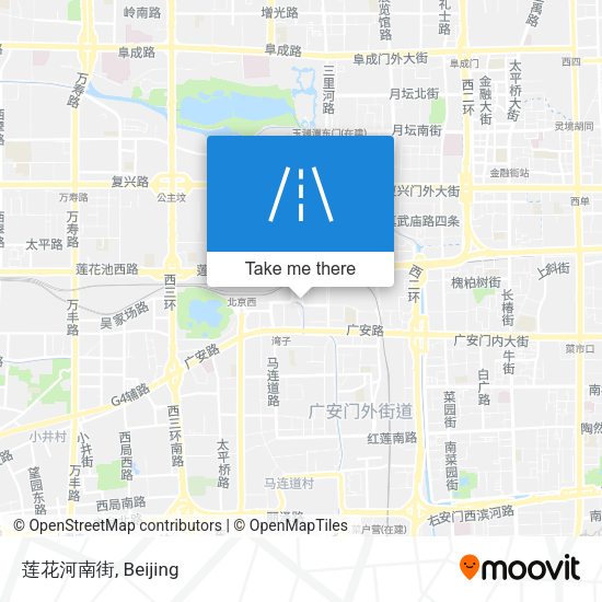 莲花河南街 map