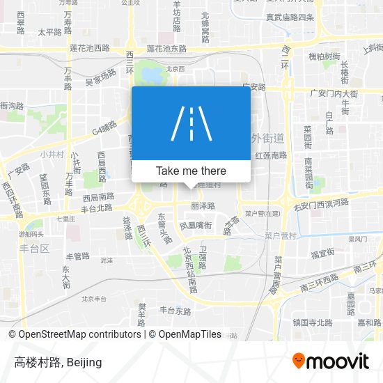 高楼村路 map