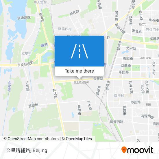 金星路辅路 map