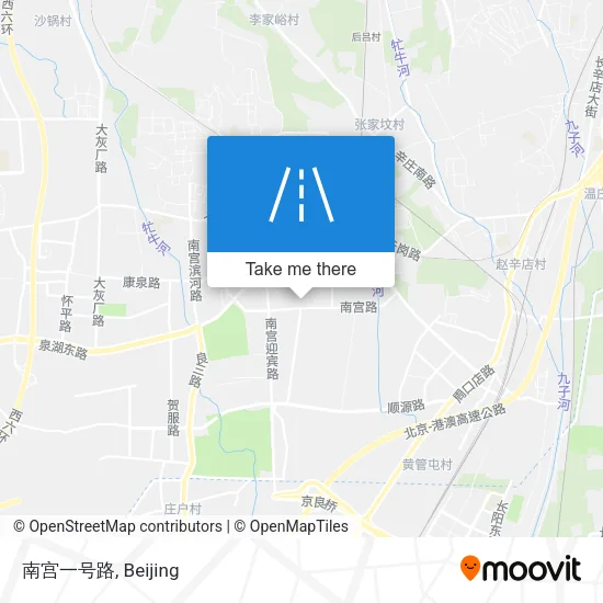 南宫一号路 map