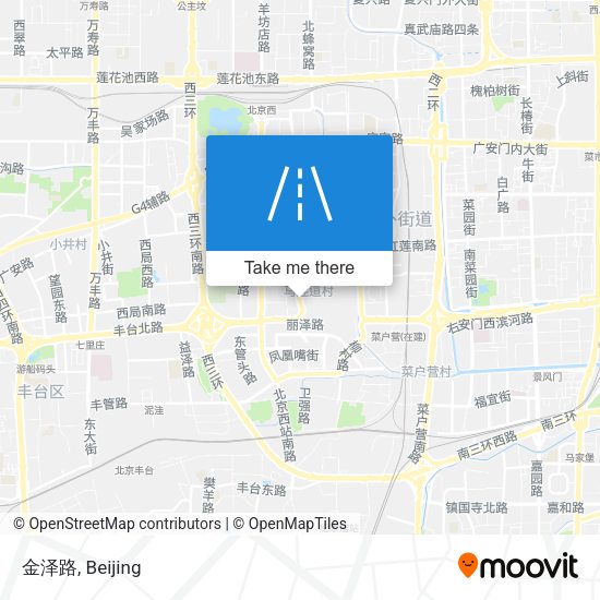 金泽路 map