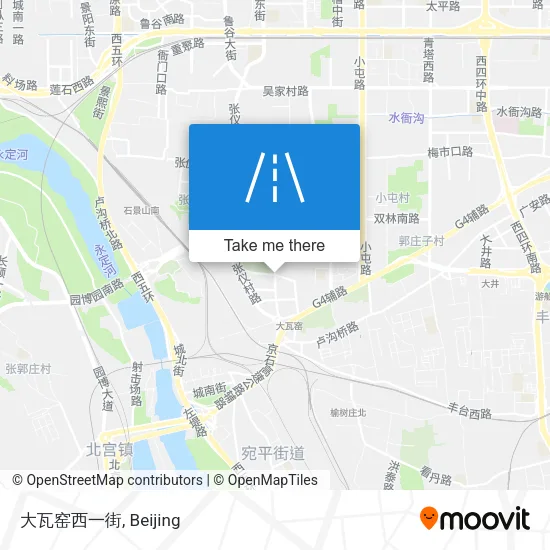 大瓦窑西一街 map