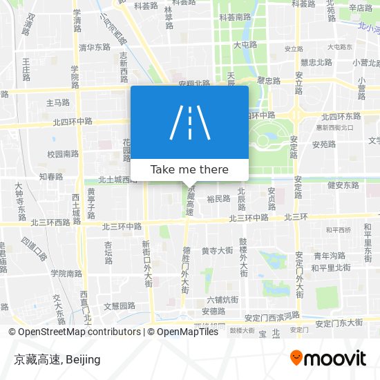 京藏高速 map