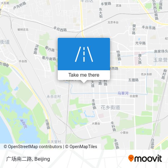 广场南二路 map