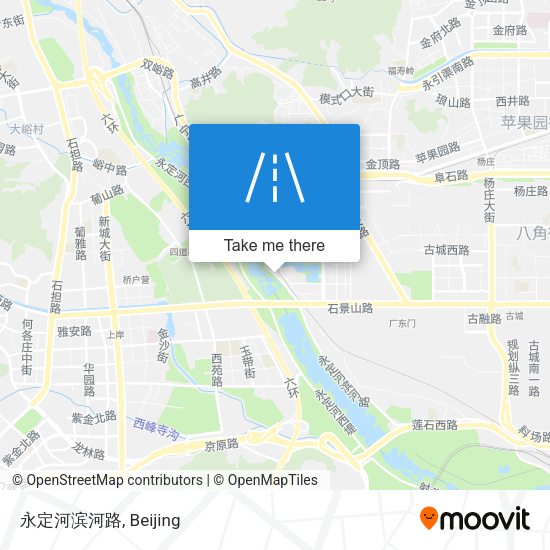 永定河滨河路 map