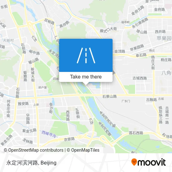 永定河滨河路 map