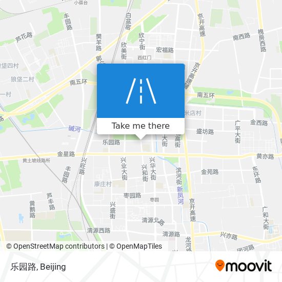 乐园路 map