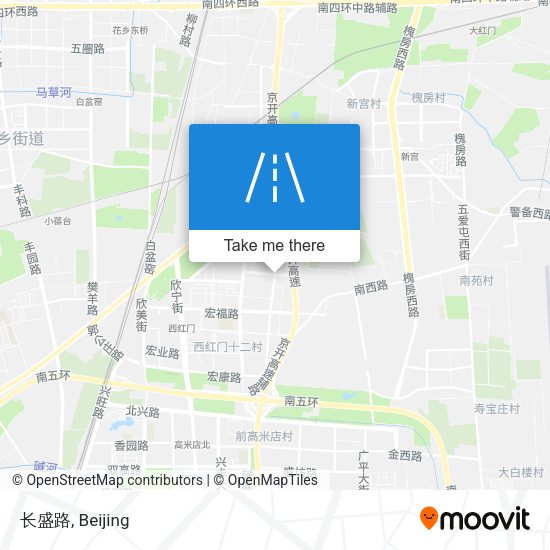 长盛路 map