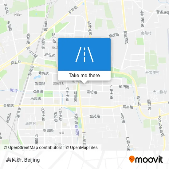 惠风街 map