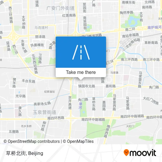 草桥北街 map