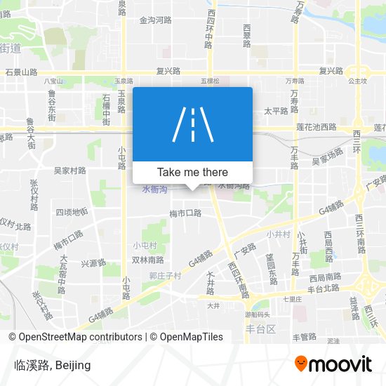 临溪路 map