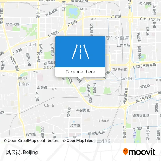 凤泉街 map