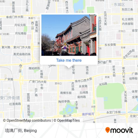 琉璃厂街 map