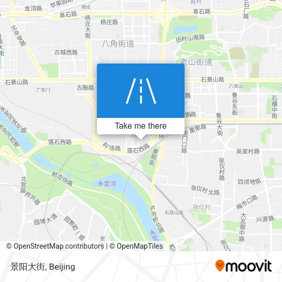 景阳大街 map
