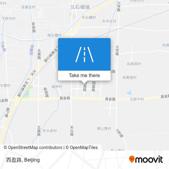 西盈路 map