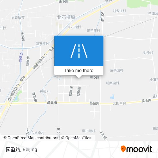 园盈路 map