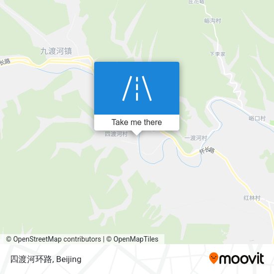 四渡河环路 map