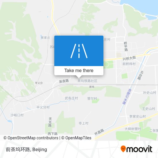 前茶坞环路 map