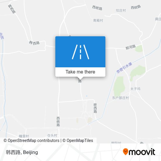 韩西路 map
