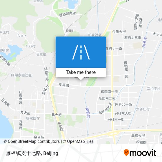 雁栖镇支十七路 map
