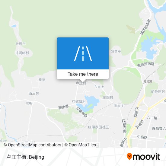 卢庄主街 map