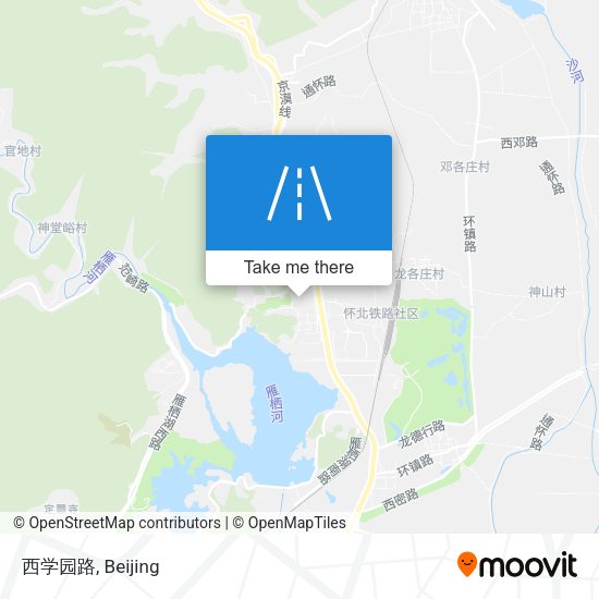 西学园路 map