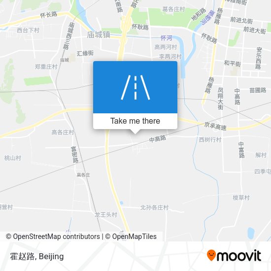 霍赵路 map