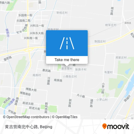黄吉营南北中心路 map