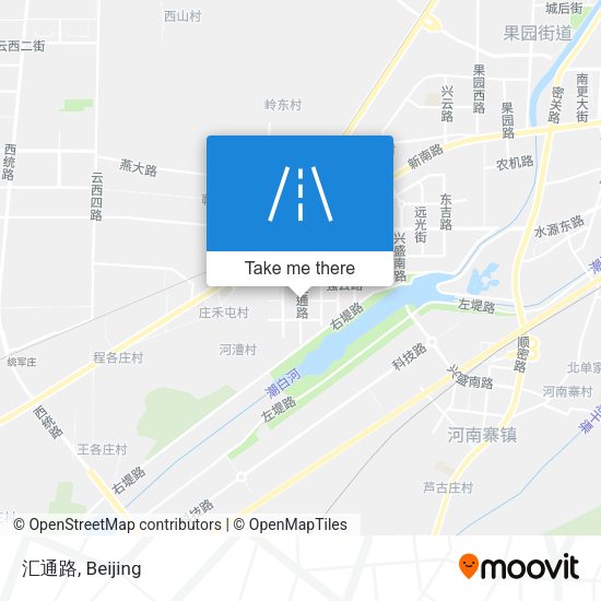汇通路 map