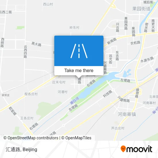 汇通路 map